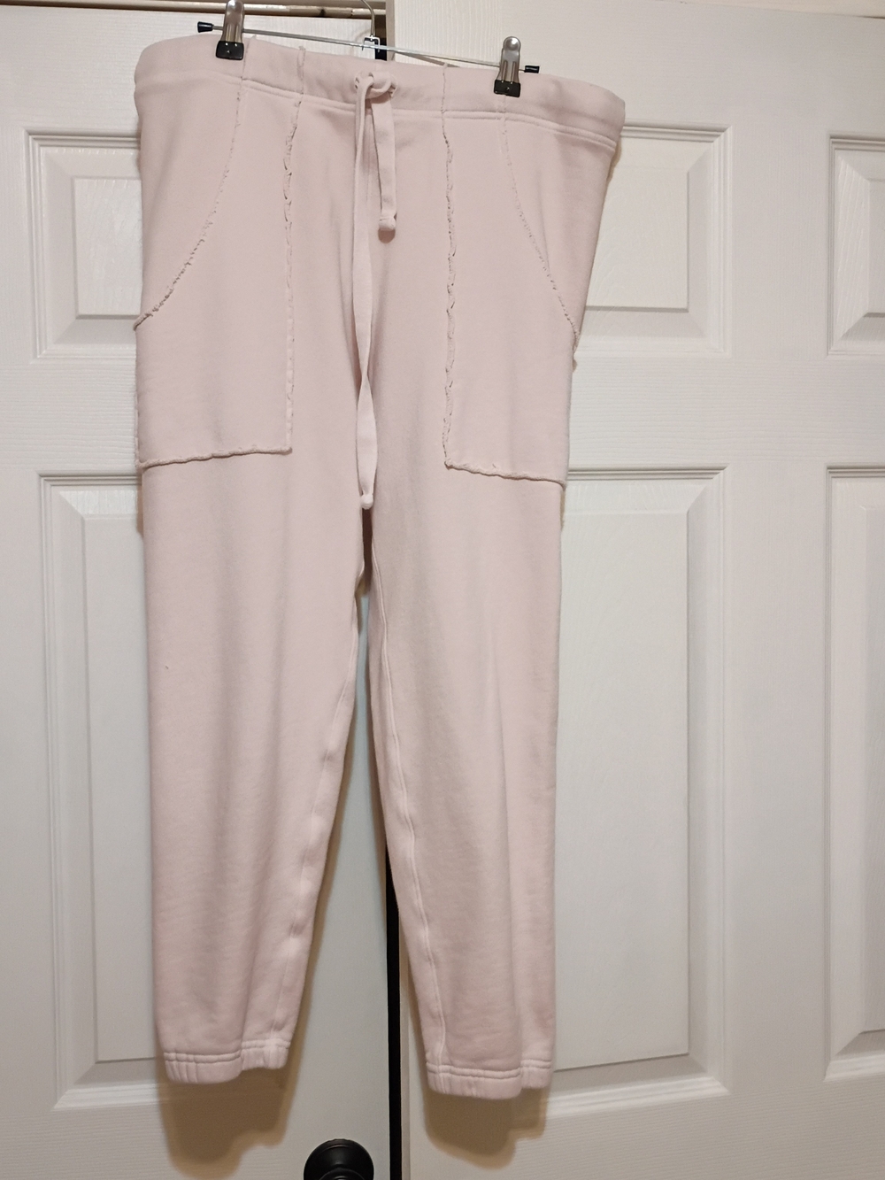 Frank & Eileen Pale Blush Drawstring Jogger Pants